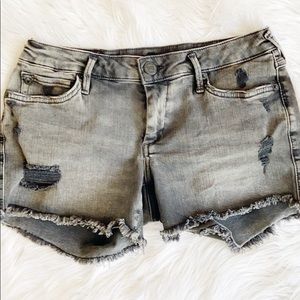 True Religion Black Short Shorts Sz27